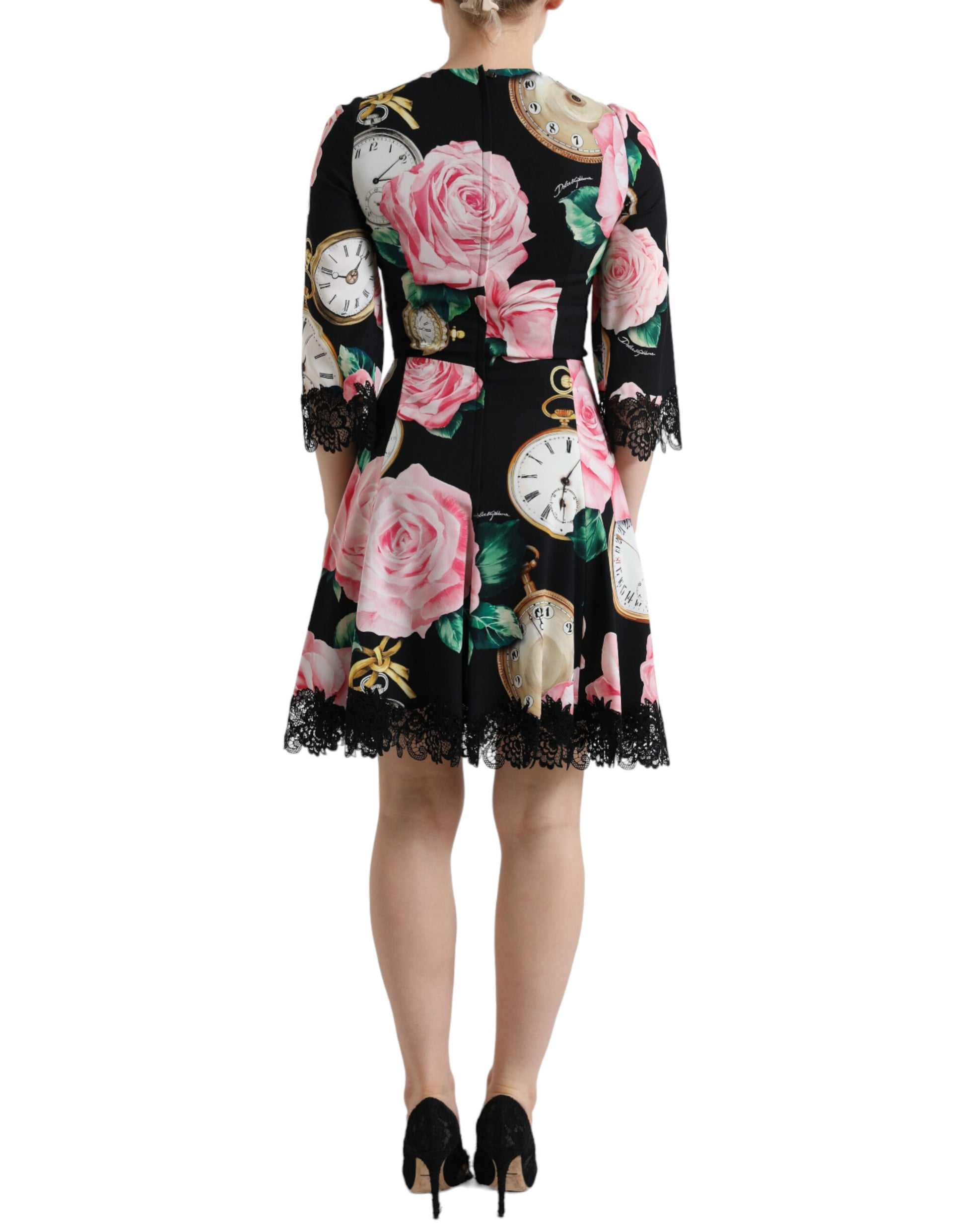Dolce & Gabbana Black Casual Dress for Women detail view