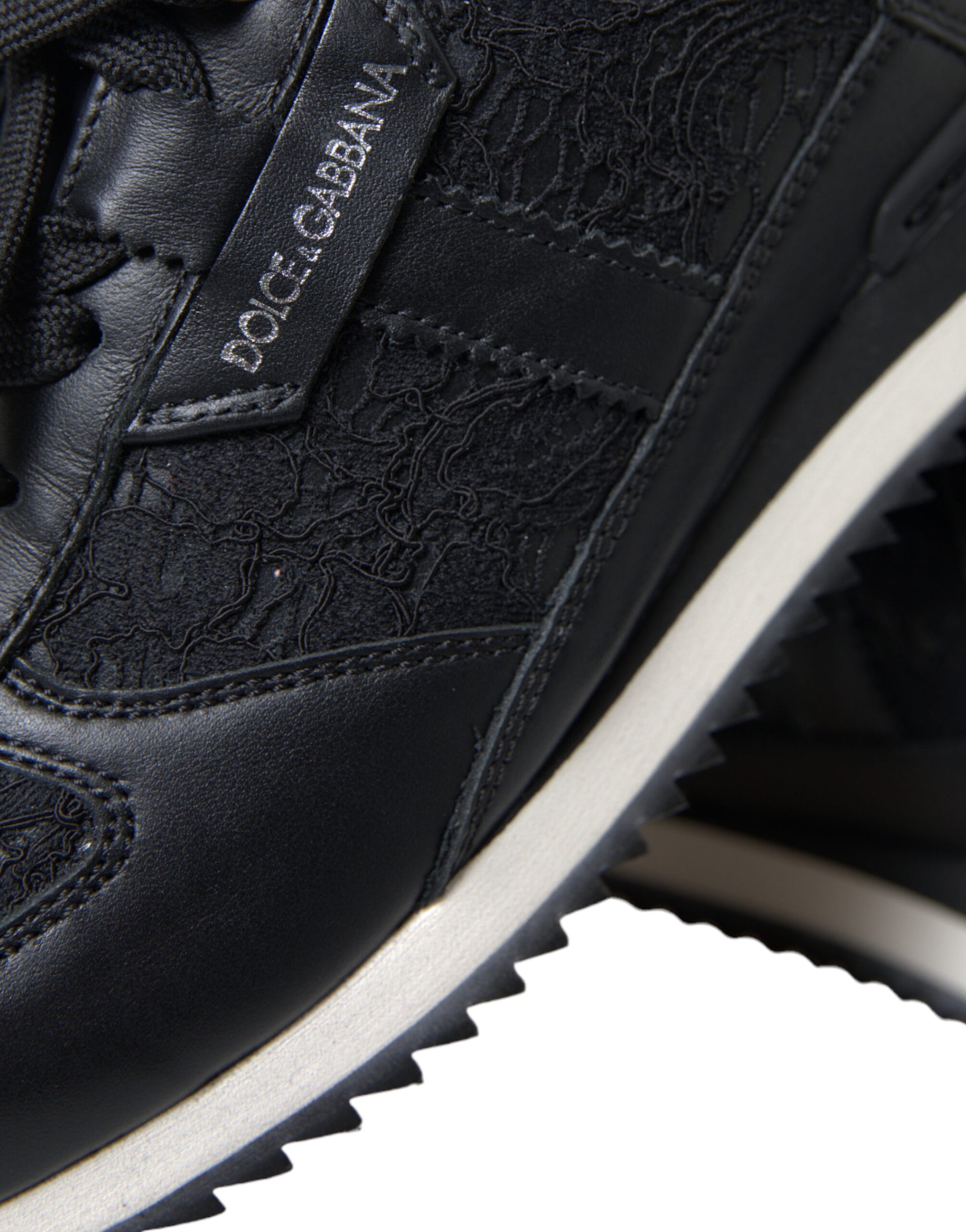 Dolce & Gabbana Black Low Top Sneakers for Women alternate view