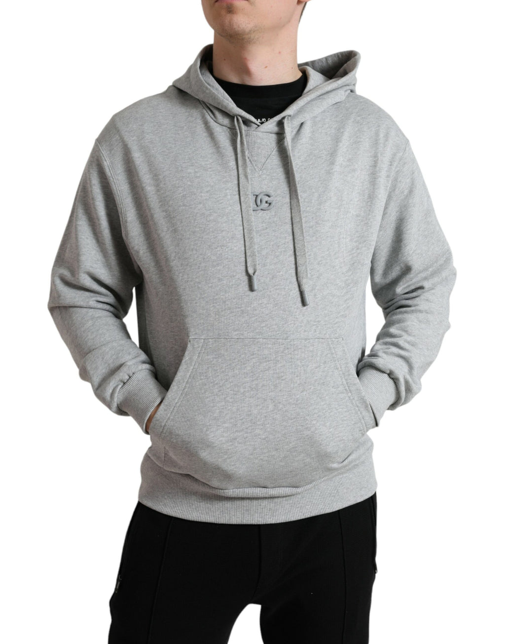 Dolce & Gabbana Grey Hoodie for Men alternate view