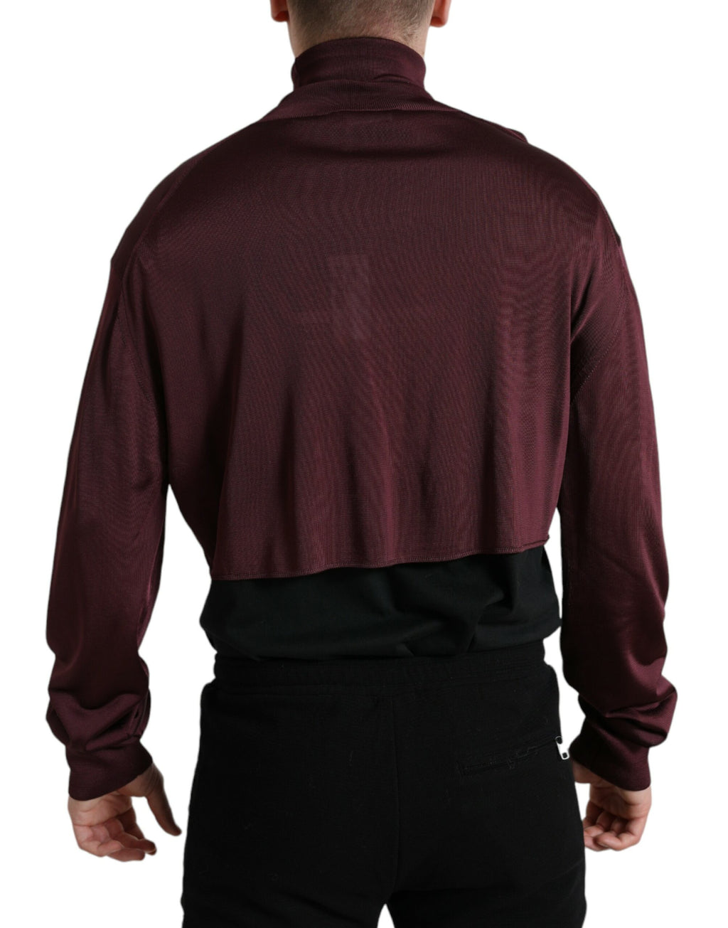 Dolce & Gabbana Red Turtleneck for Men detail view