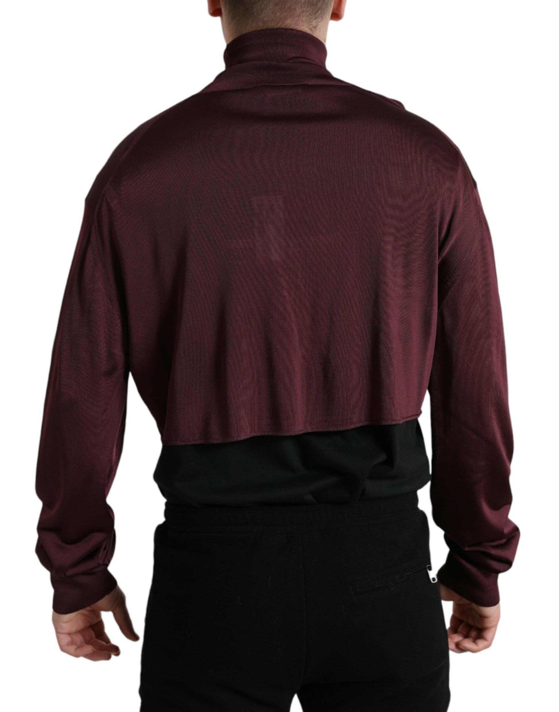 Dolce & Gabbana Red Turtleneck for Men detail view