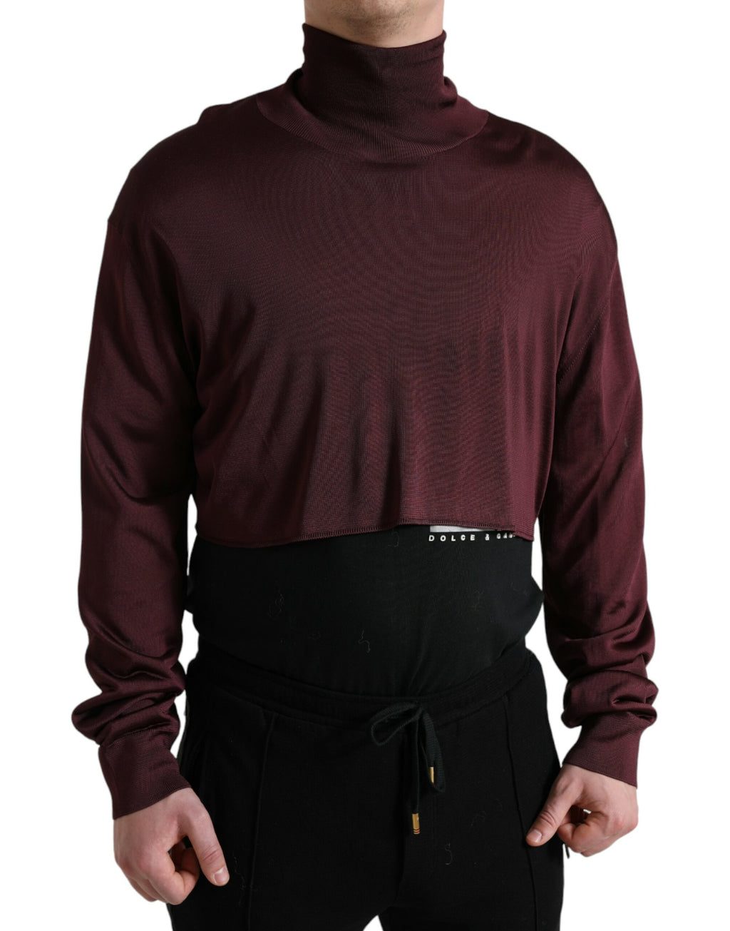 Dolce & Gabbana Red Turtleneck for Men