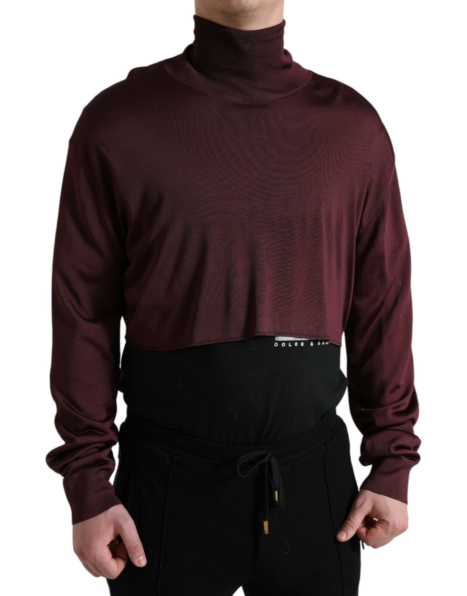 Dolce & Gabbana Red Turtleneck for Men