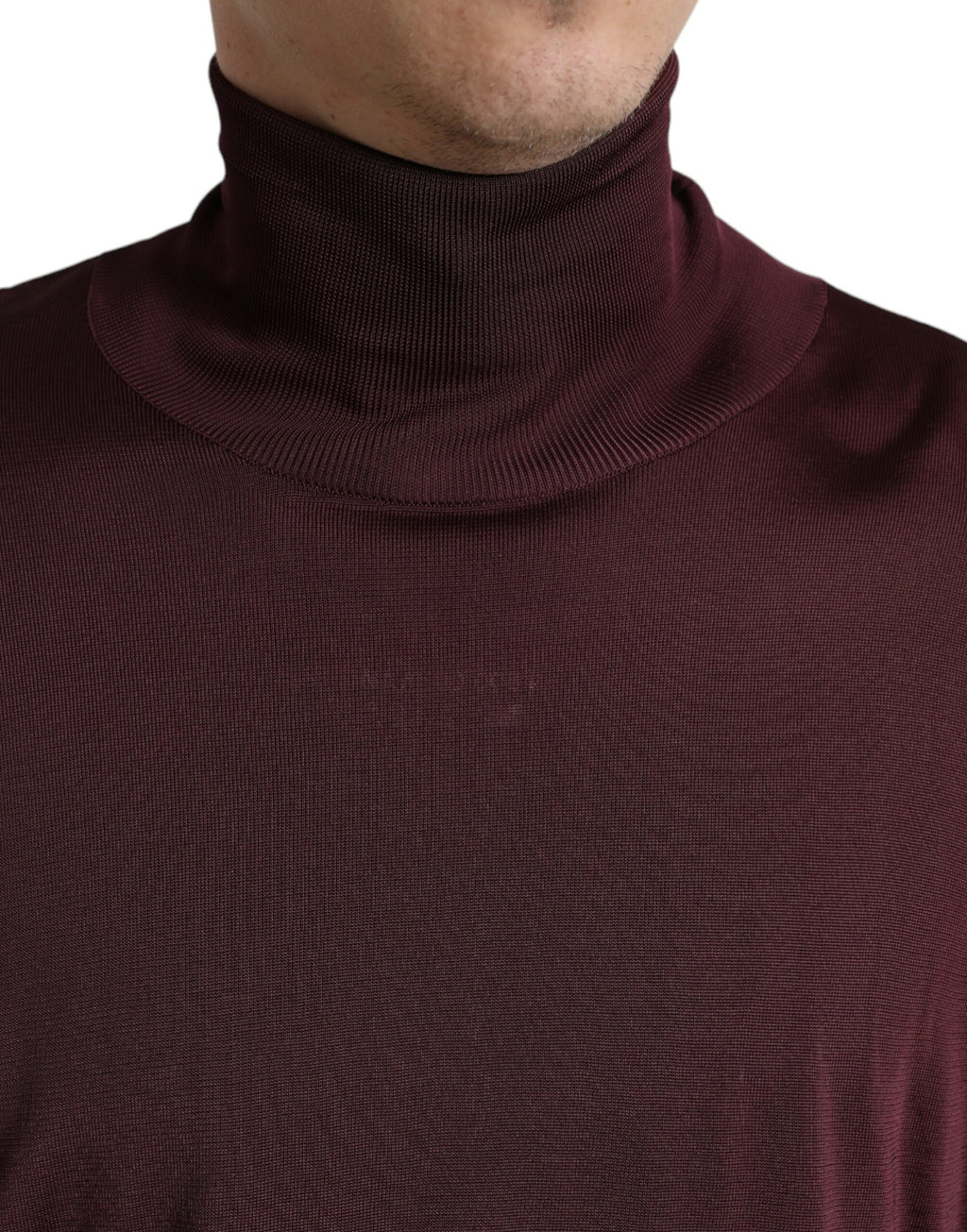 Dolce & Gabbana Red Turtleneck for Men side view