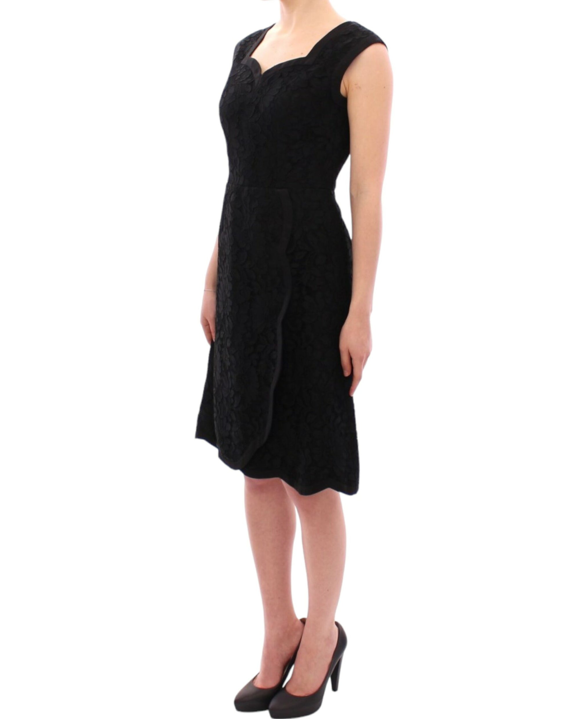Dolce & Gabbana Black Midi Dress for Women alternate view