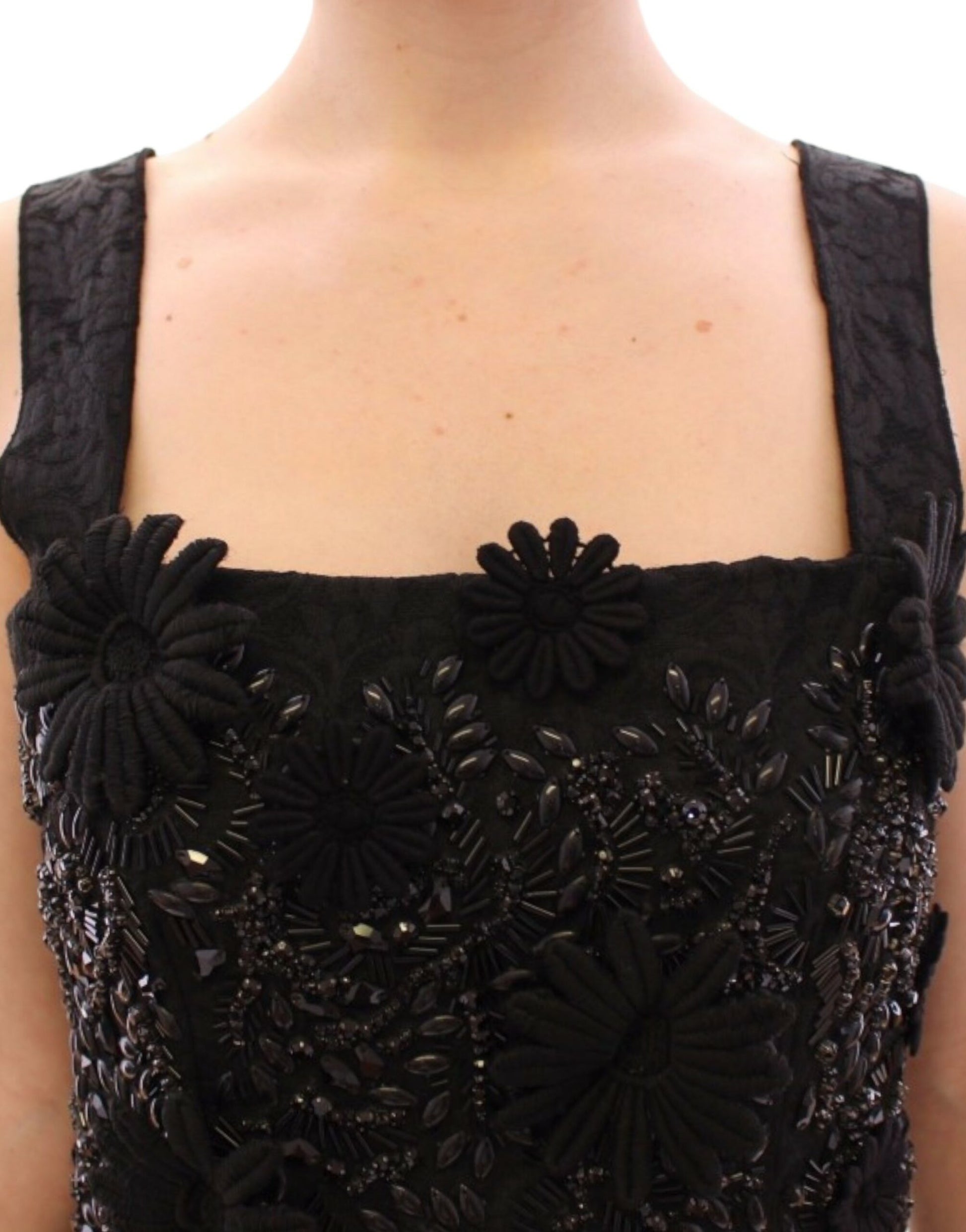 Dolce & Gabbana Black Casual Dress for Women side view