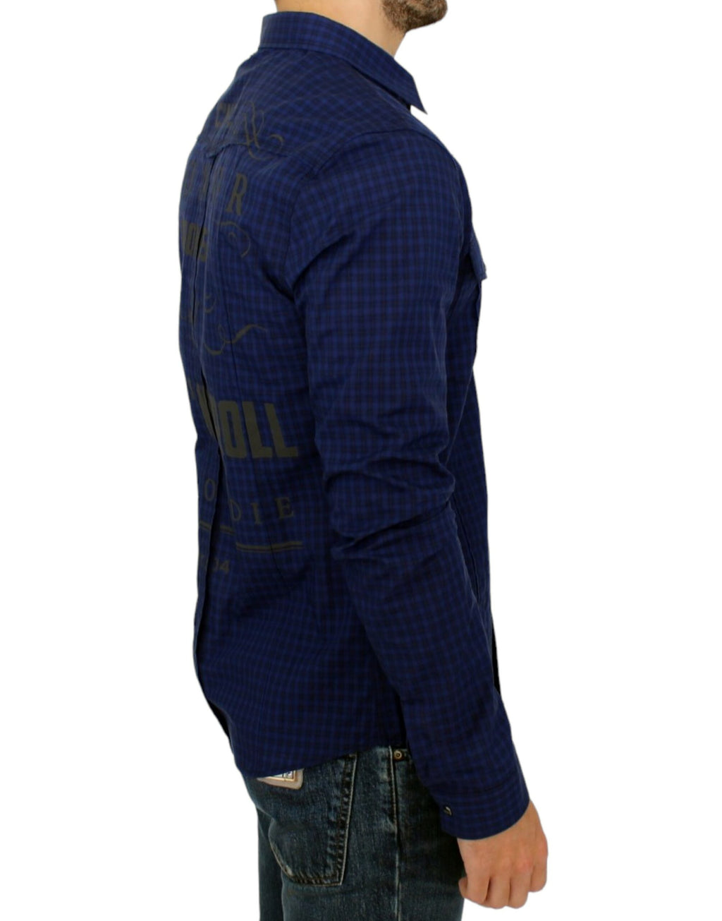 Costume National Blue Blouse for Men side view