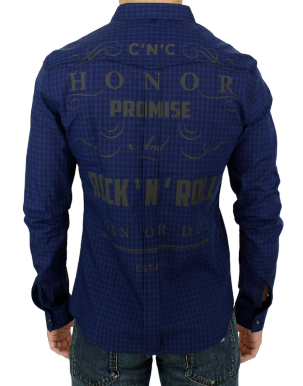 Costume National Blue Blouse for Men detail view