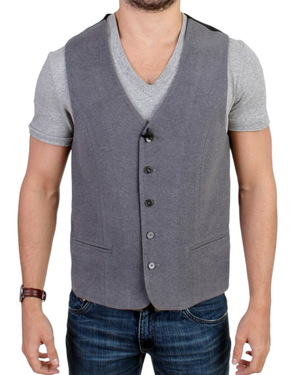 Costume National Grey Waistcoats for Men