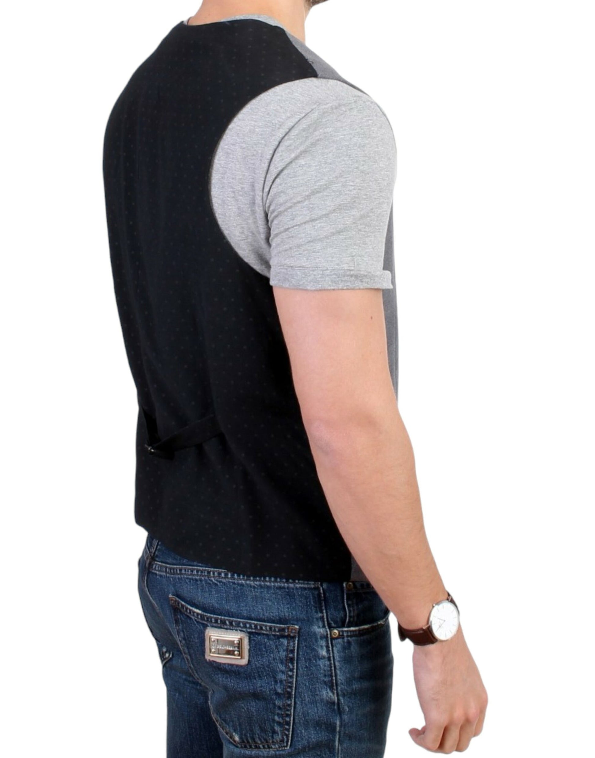 Costume National Grey Waistcoats for Men side view