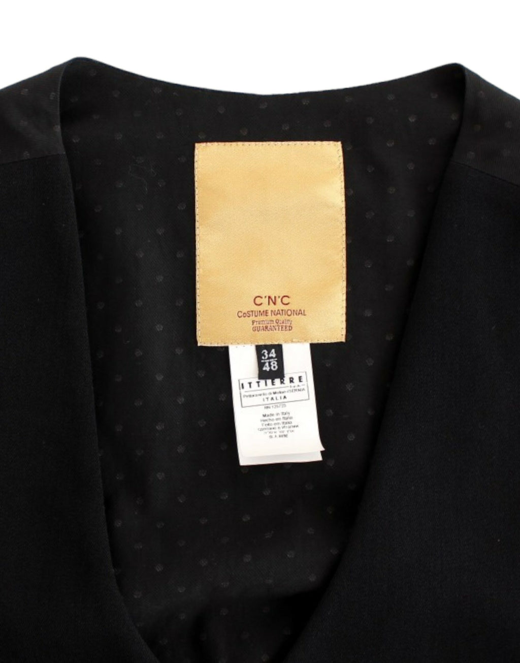 Costume National Black Waistcoats for Men additional view