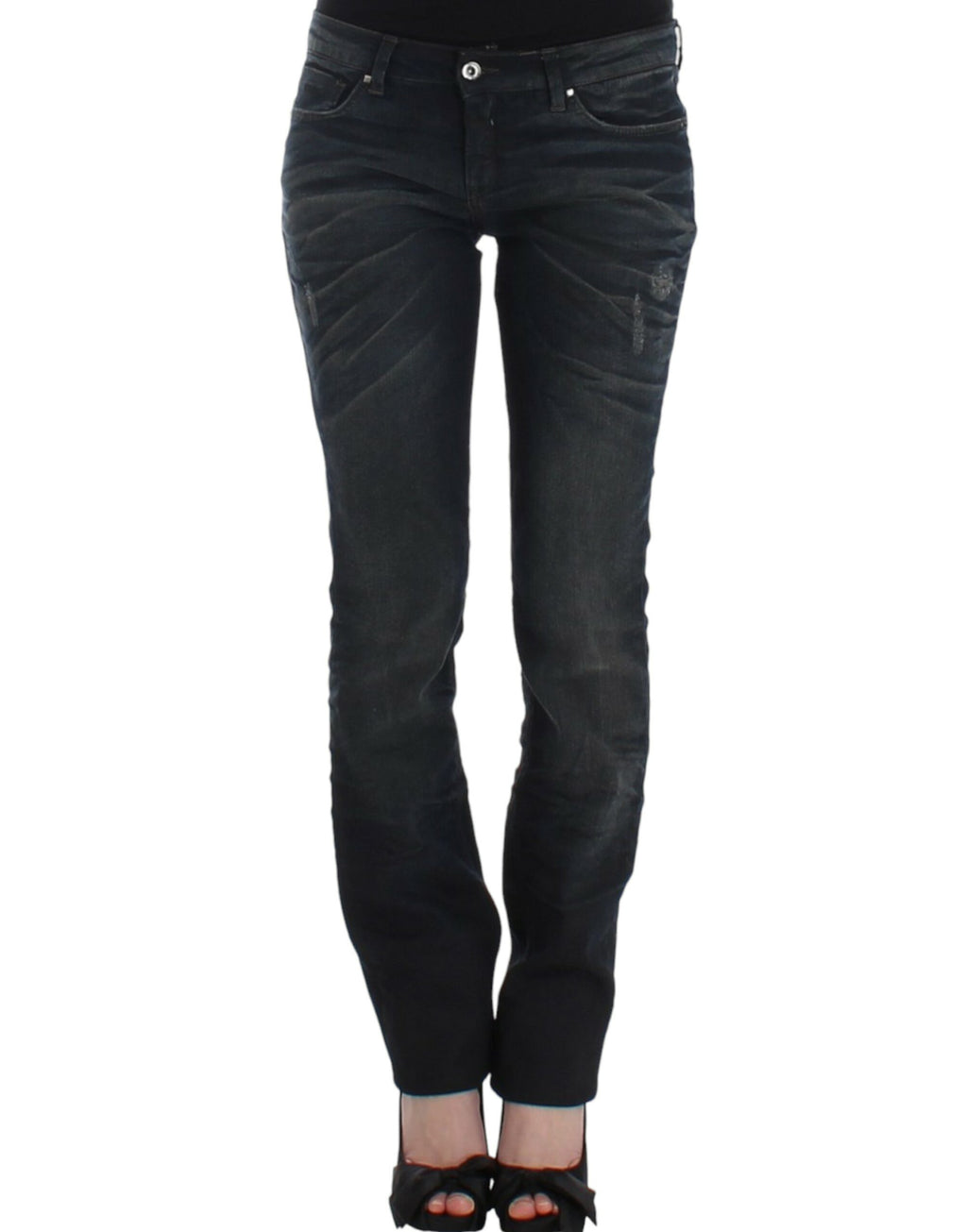 Costume National Blue Skinny Jeans for Women
