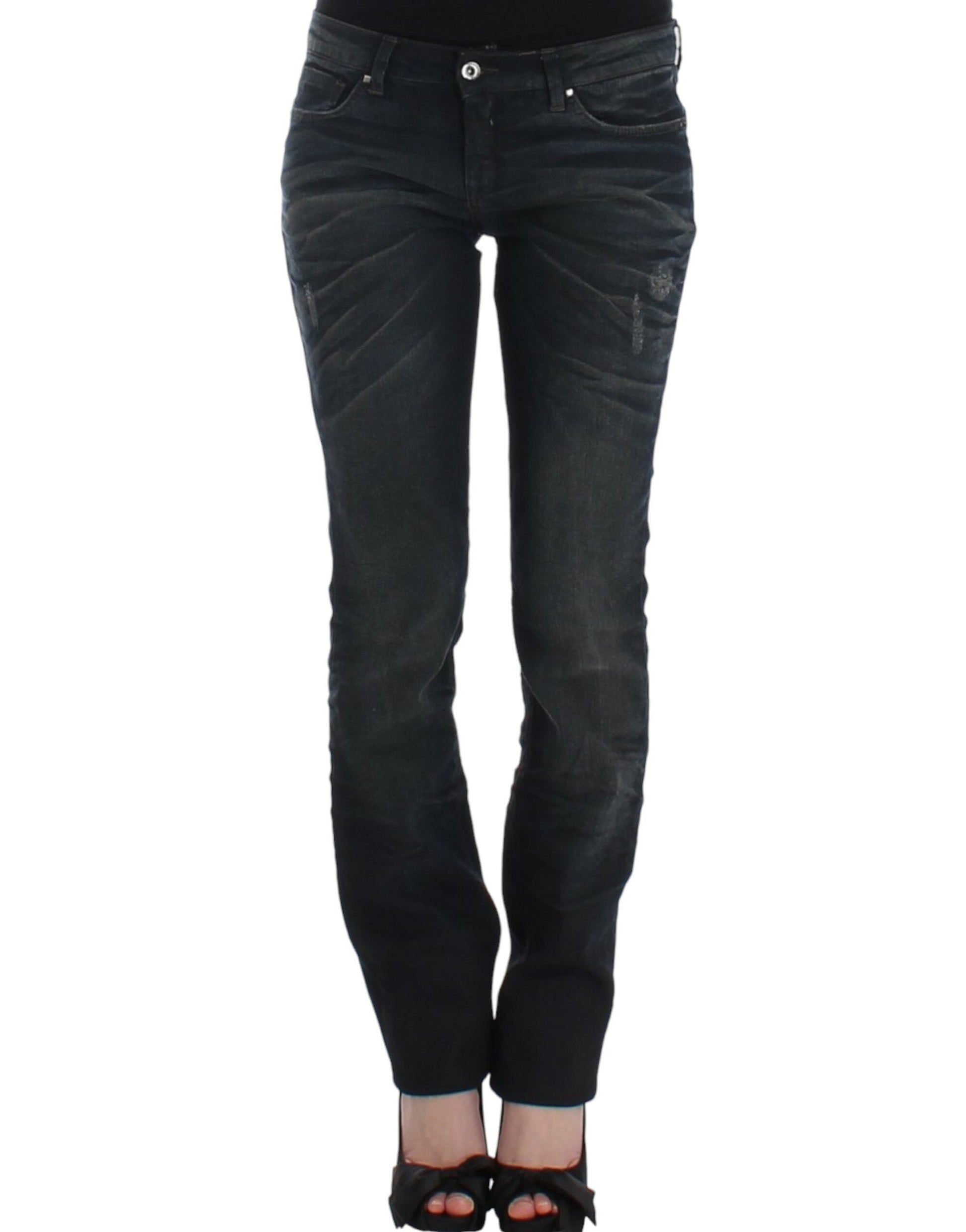 Costume National Blue Skinny Jeans for Women