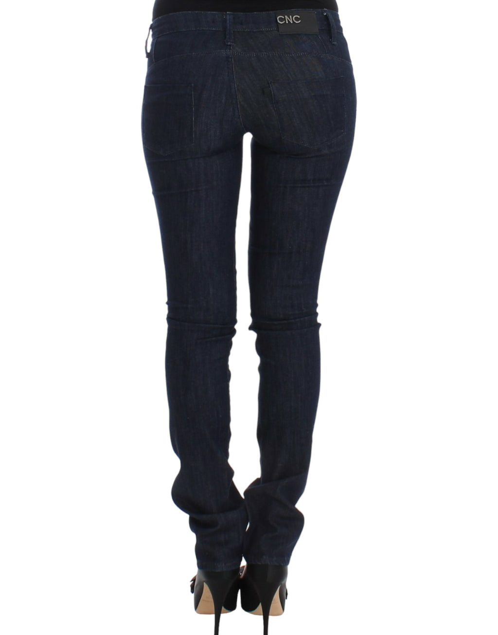 Costume National Blue Skinny Jeans for Women detail view