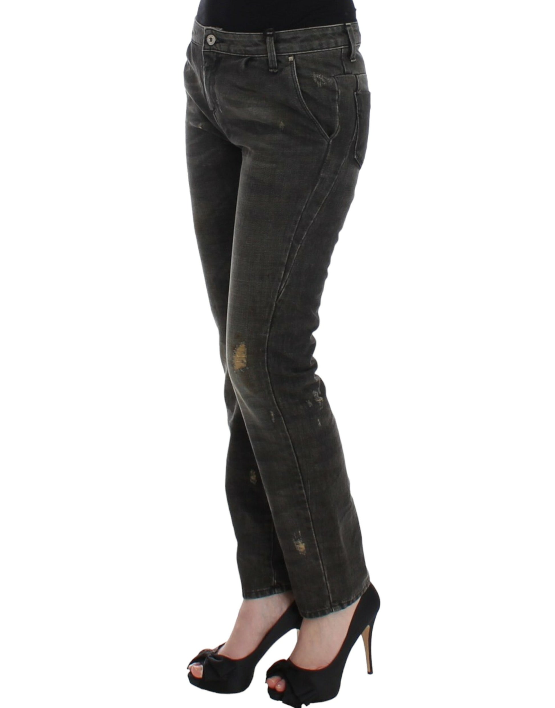Costume National Grey Straight Leg Jeans for Women alternate view