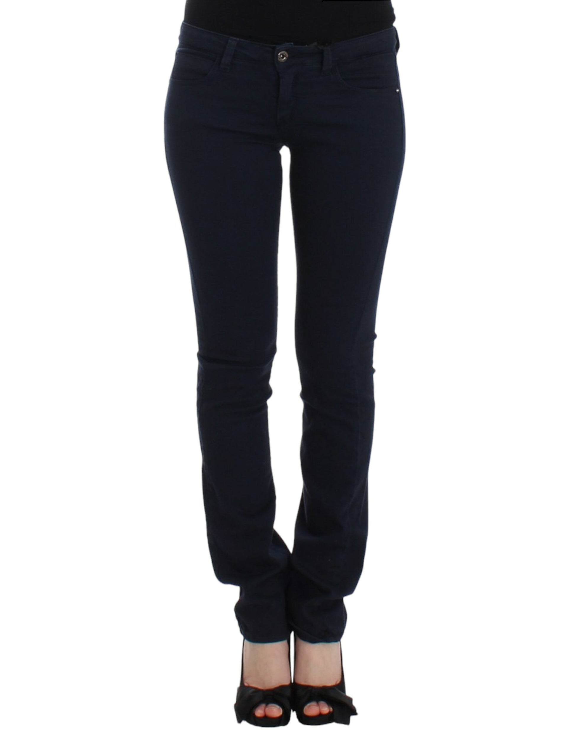 Costume National Blue Straight Leg Jeans for Women