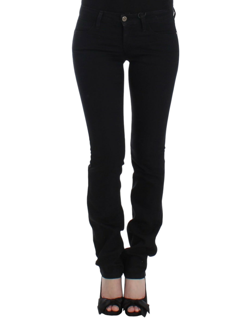 Costume National Black Straight Leg Jeans for Women