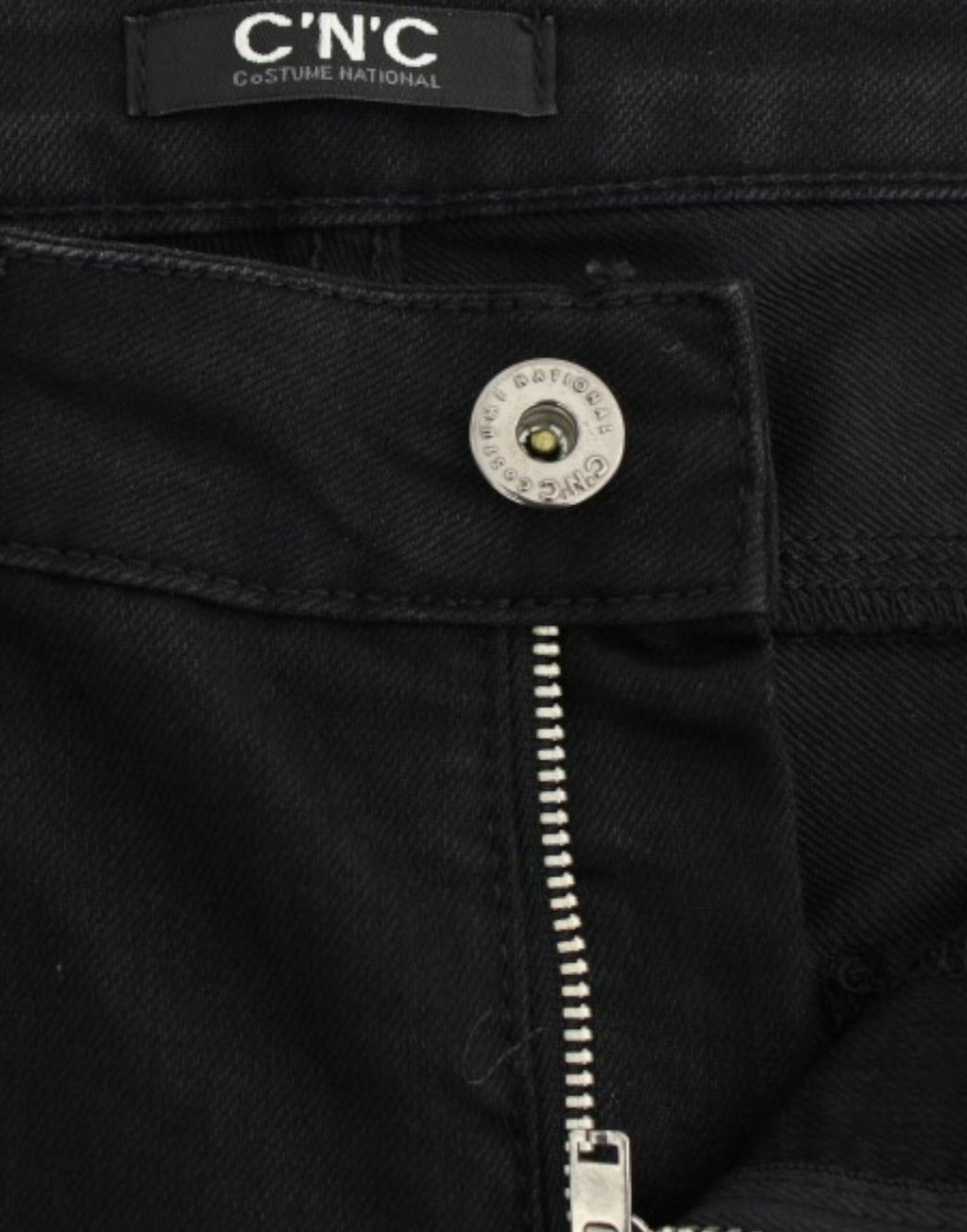 Costume National Black Straight Leg Jeans for Women additional view