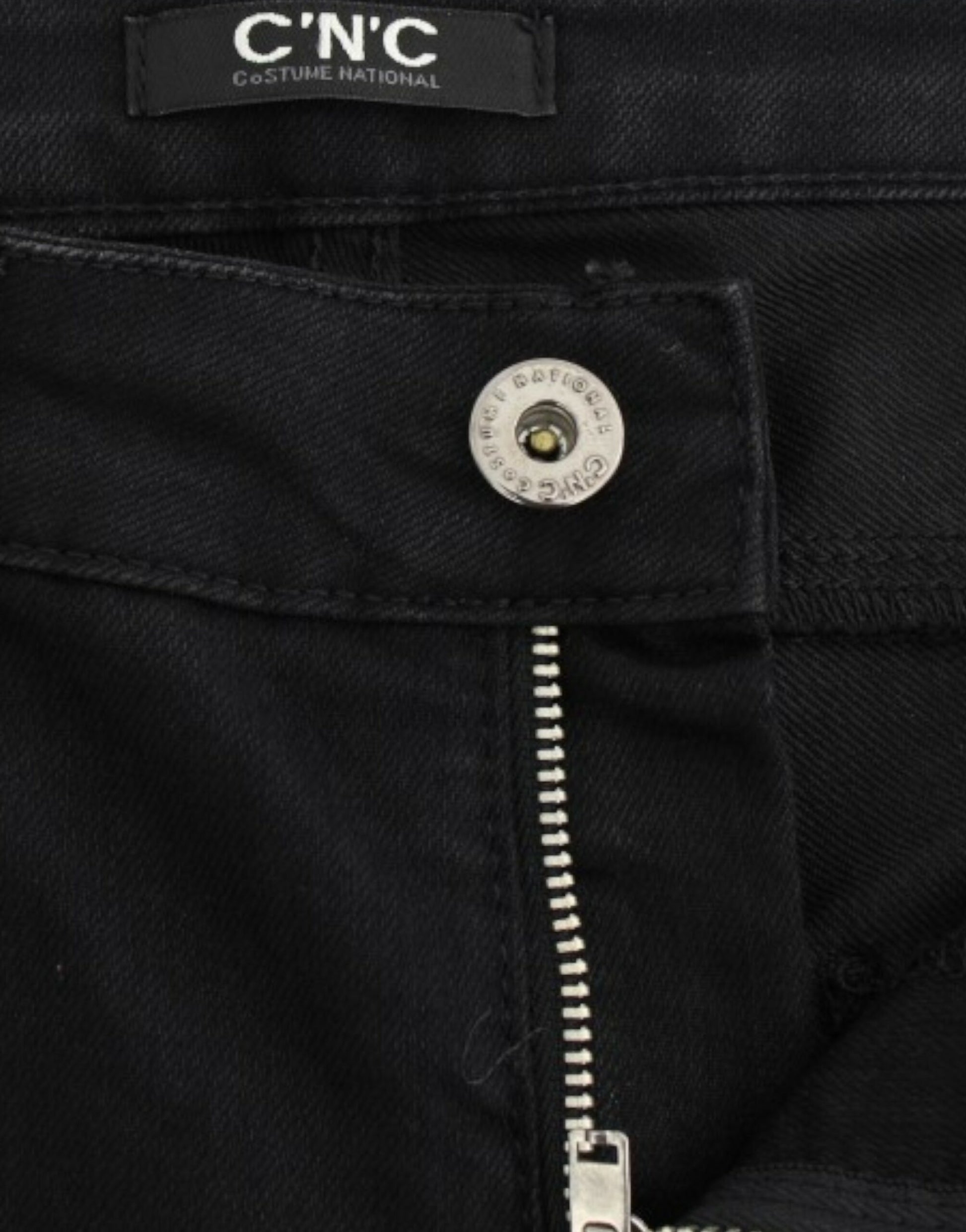 Costume National Black Straight Leg Jeans for Women additional view