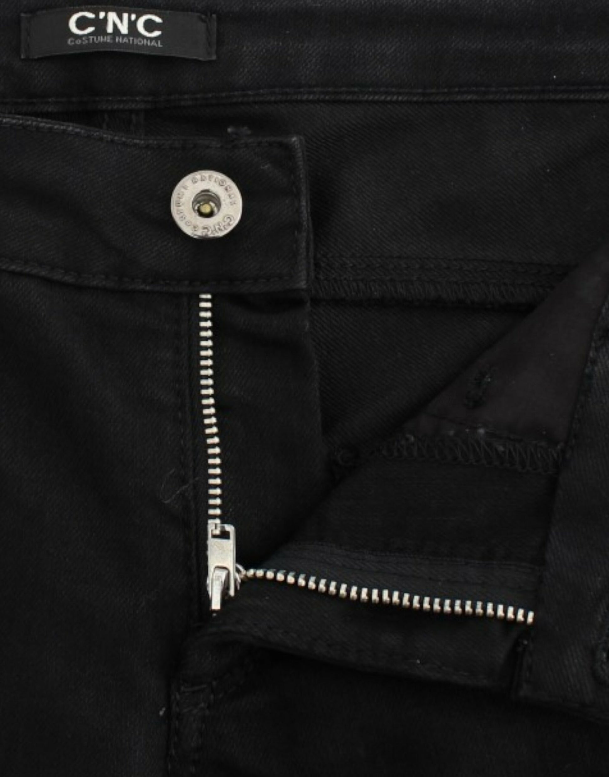 Costume National Black Straight Leg Jeans for Women additional view