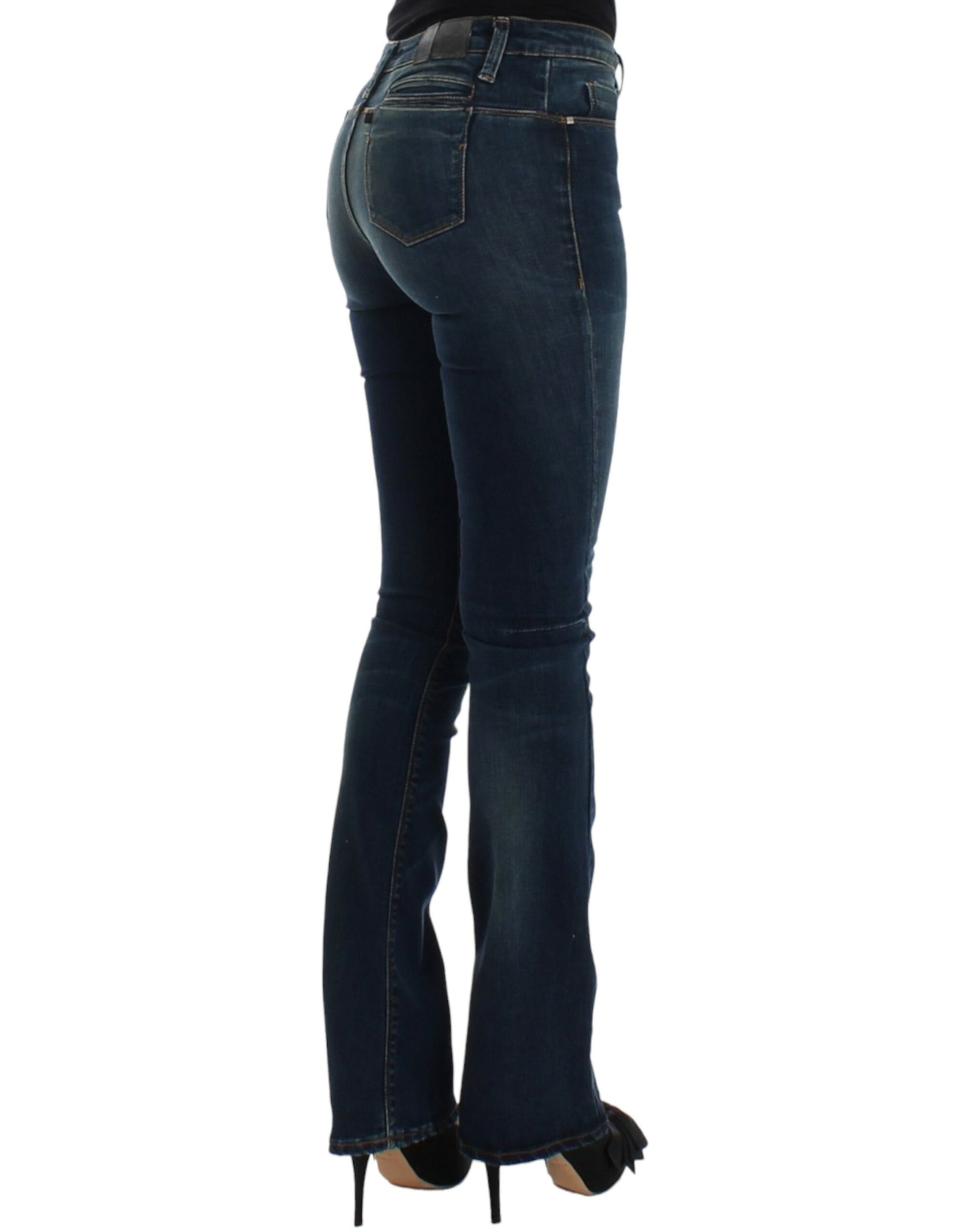 Costume National Blue Straight Leg Jeans for Women side view