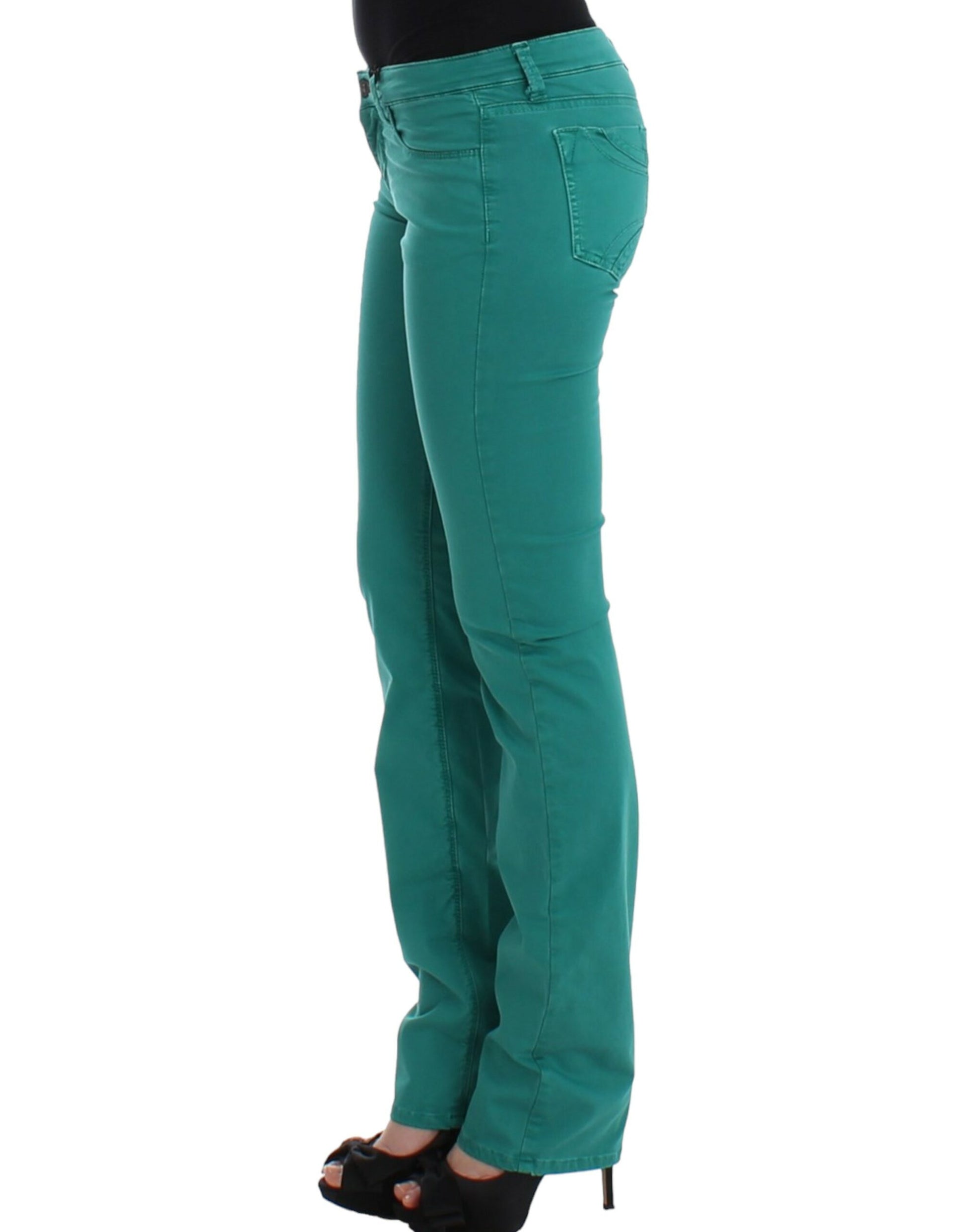 Costume National Green Straight Leg Jeans for Women alternate view