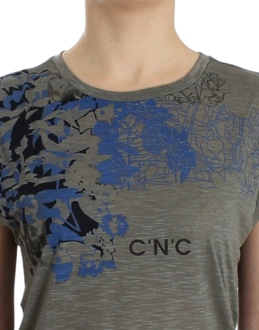 Costume National Grey Sleeveless T-Shirt for Women additional view