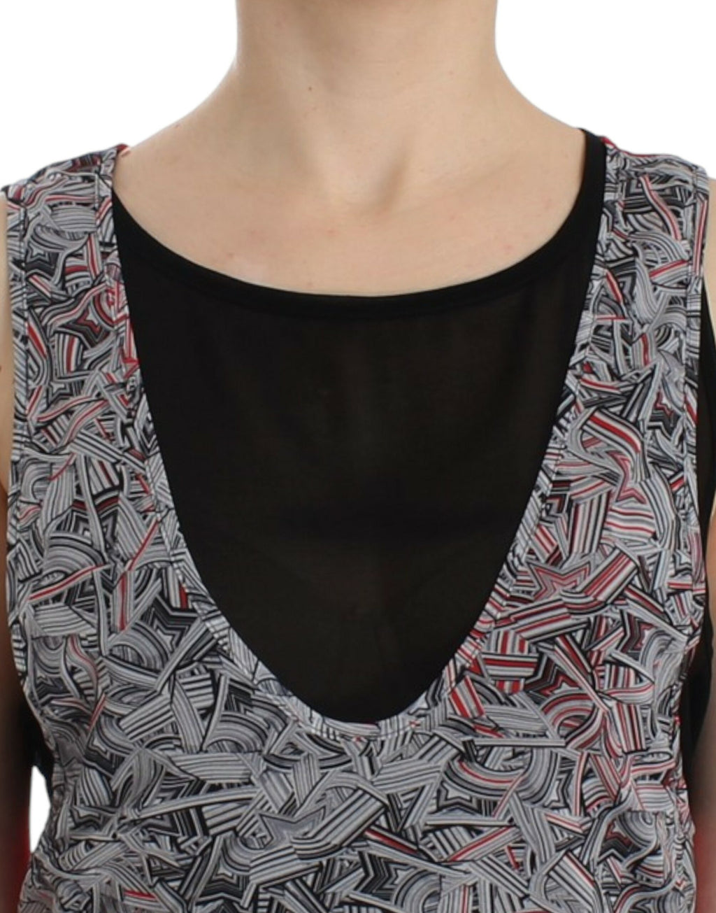 Costume National Black Sleeveless T-Shirt for Women additional view