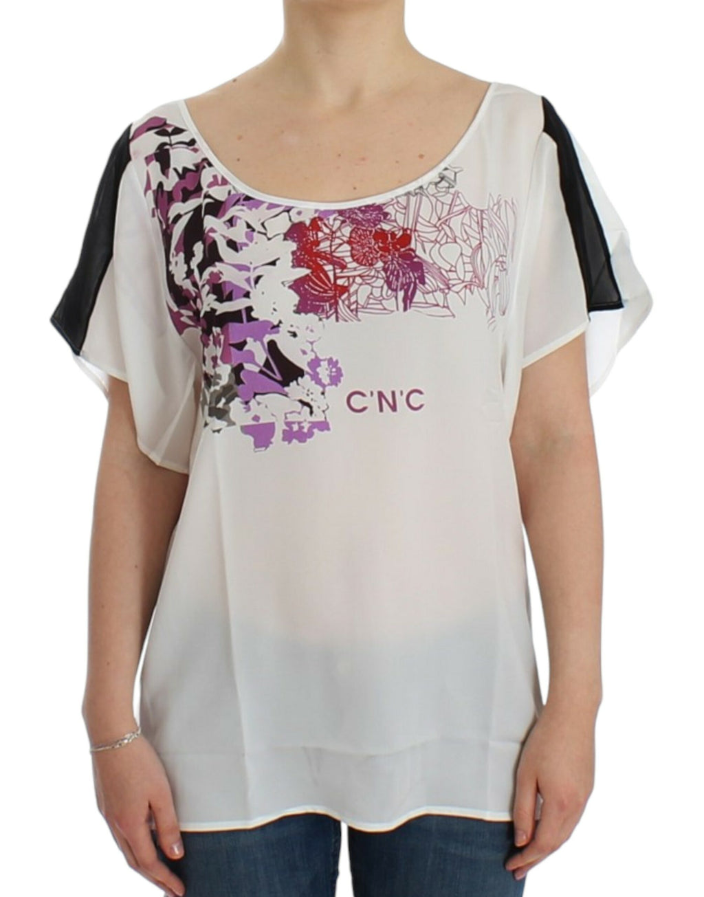 Costume National White T-Shirt for Women