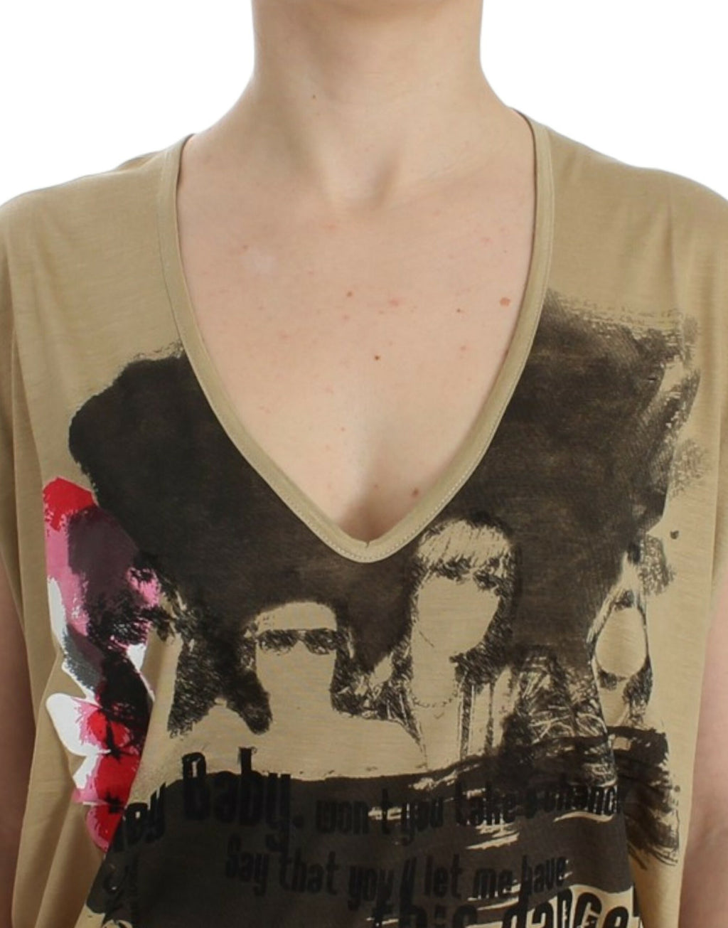 Costume National Beige T-Shirt for Women additional view