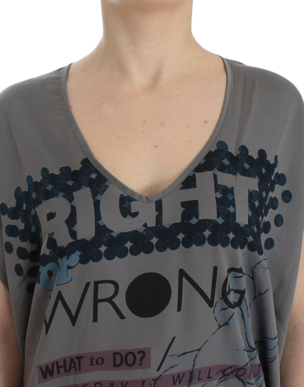 Costume National Grey T-Shirt for Women additional view