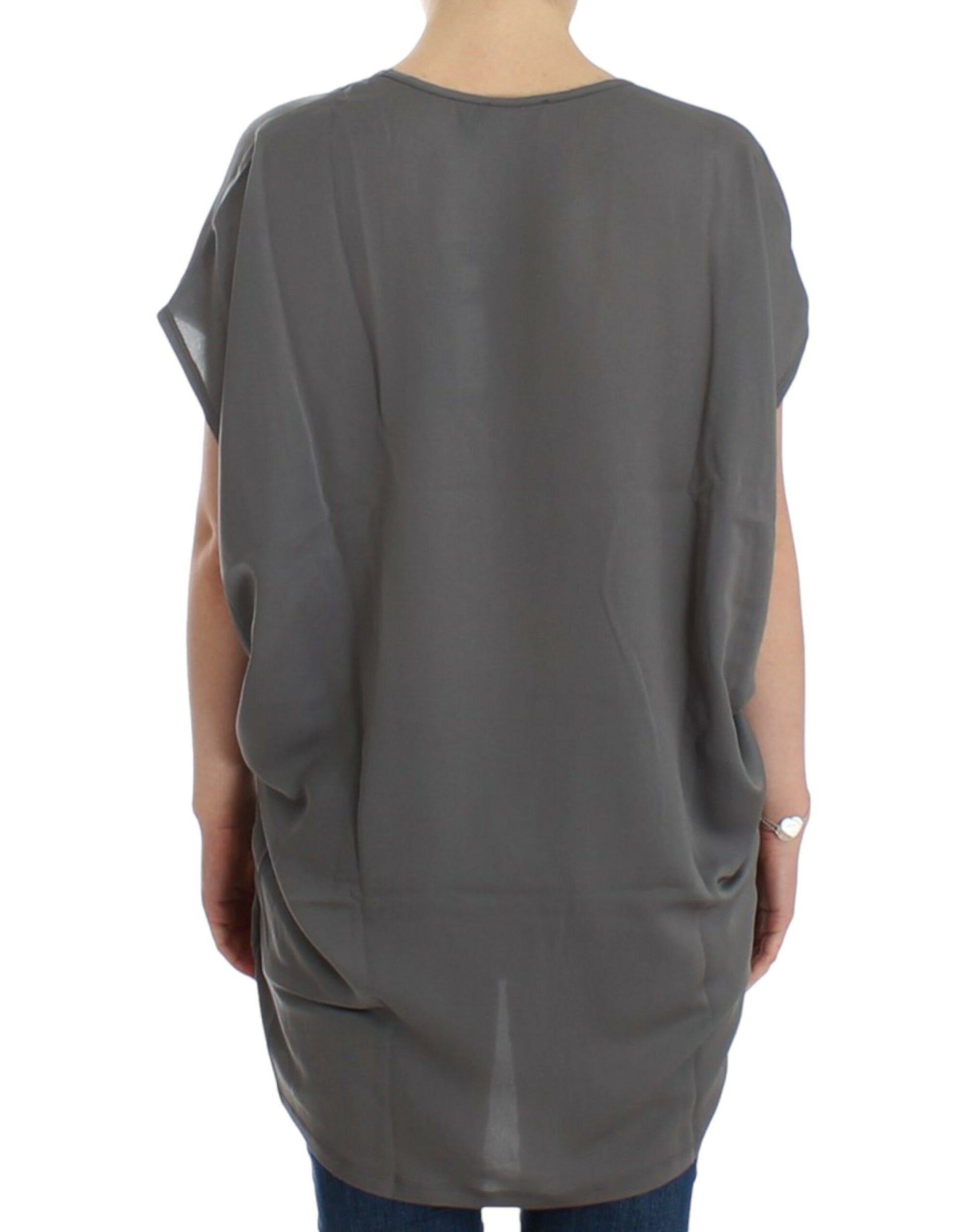 Costume National Grey T-Shirt for Women detail view