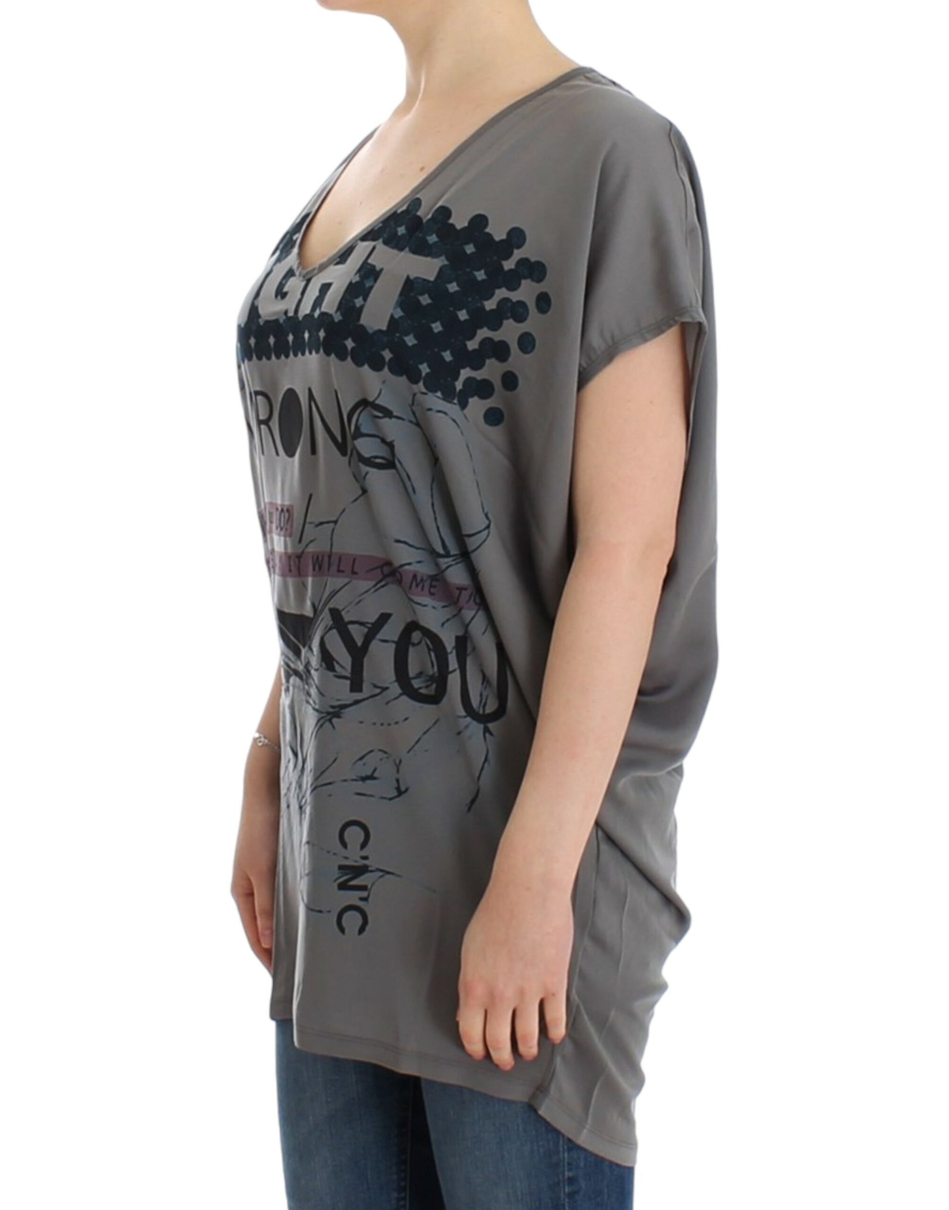 Costume National Grey T-Shirt for Women alternate view