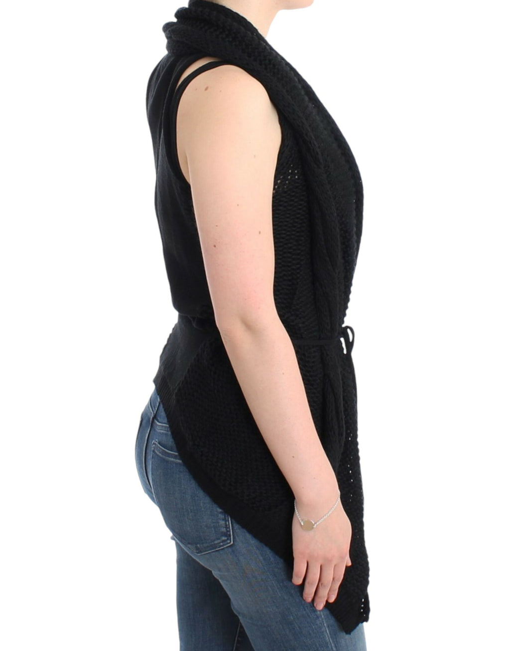 Costume National Black Cardigan for Women side view