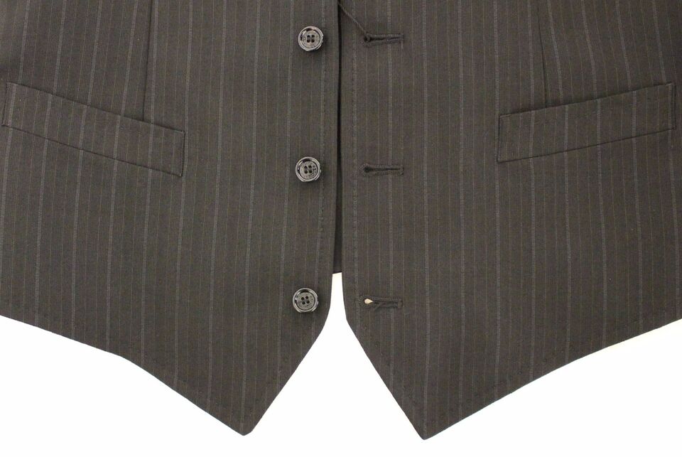 Dolce & Gabbana Black Waistcoats for Men side view
