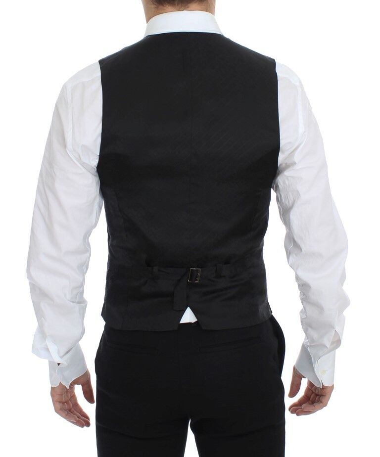 Dolce & Gabbana Black Waistcoats for Men detail view
