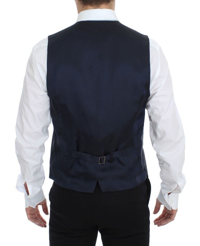 Dolce & Gabbana Grey Waistcoats for Men side view