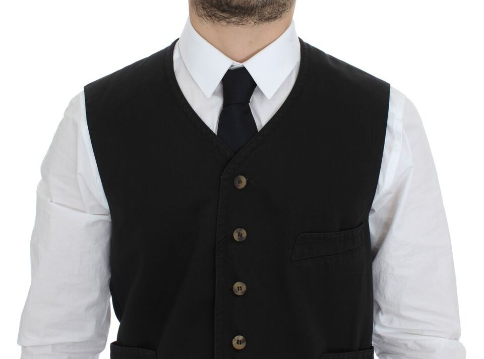 Dolce & Gabbana Black Waistcoats for Men alternate view