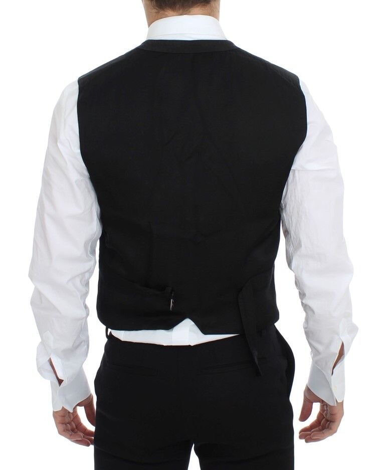 Dolce & Gabbana Black Waistcoats for Men detail view