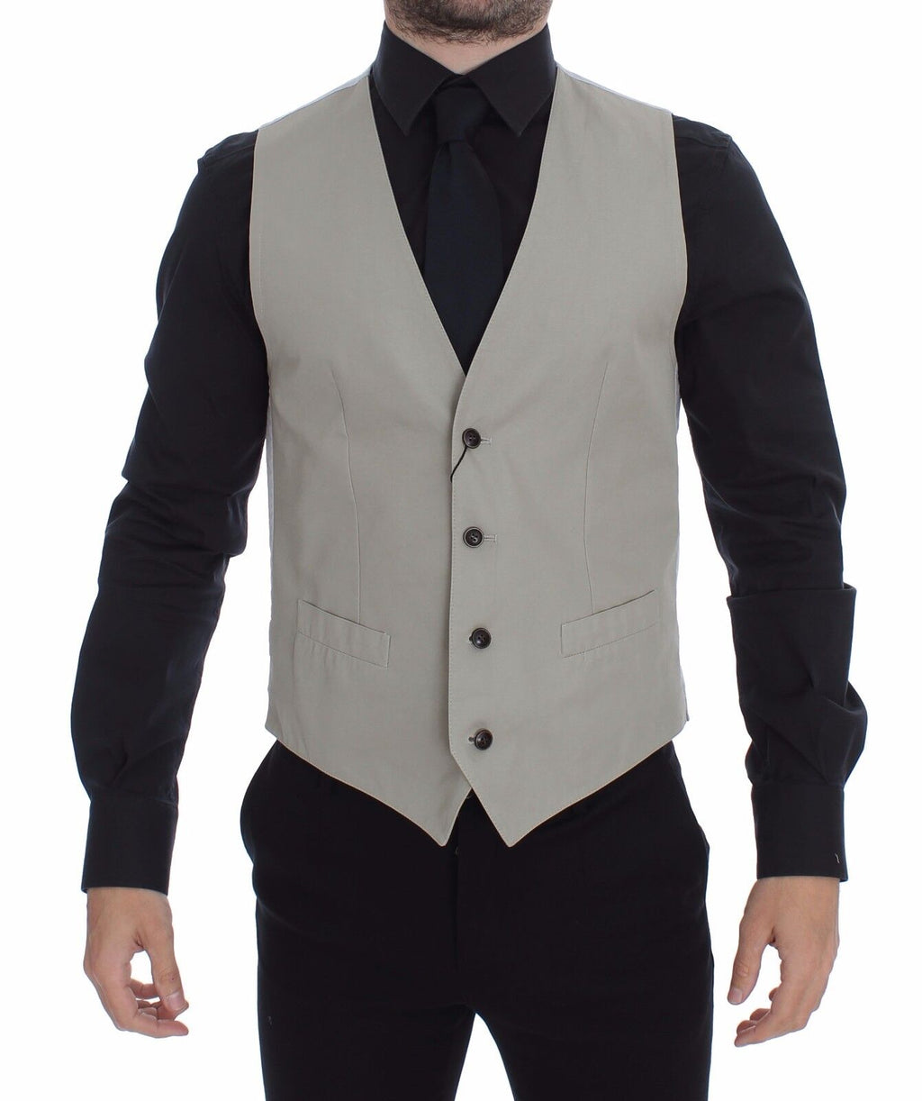 Dolce & Gabbana Beige Waistcoats for Men