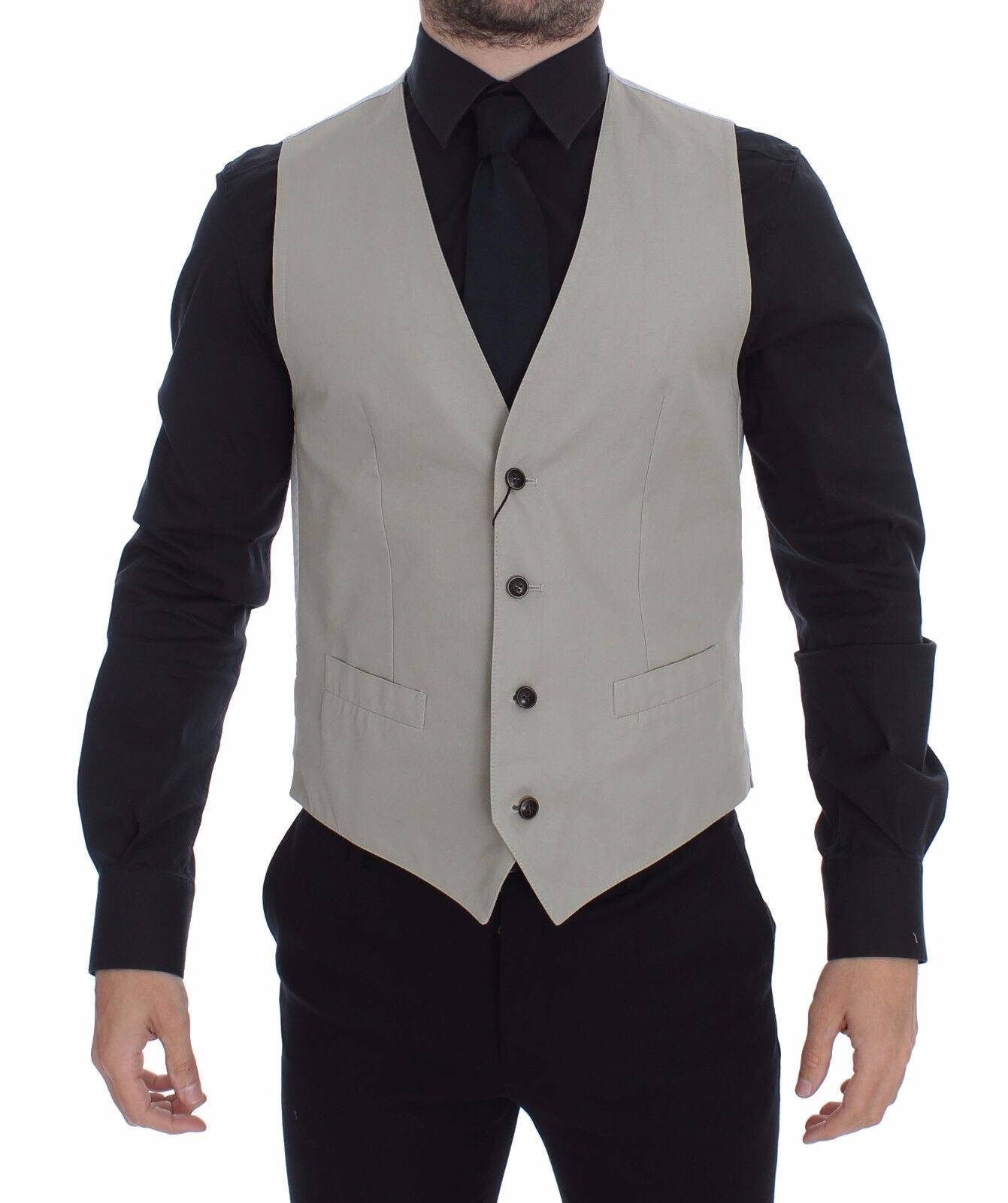 Dolce & Gabbana Beige Waistcoats for Men