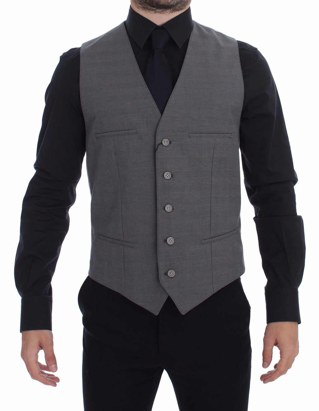 Dolce & Gabbana Grey Waistcoats for Men