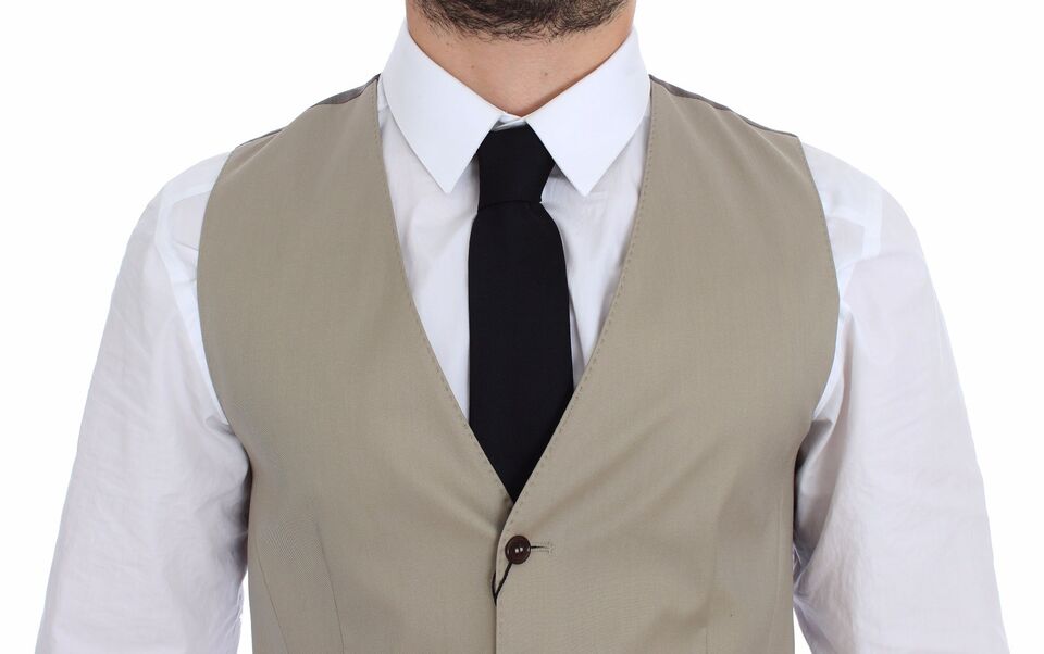 Dolce & Gabbana Beige Waistcoats for Men alternate view