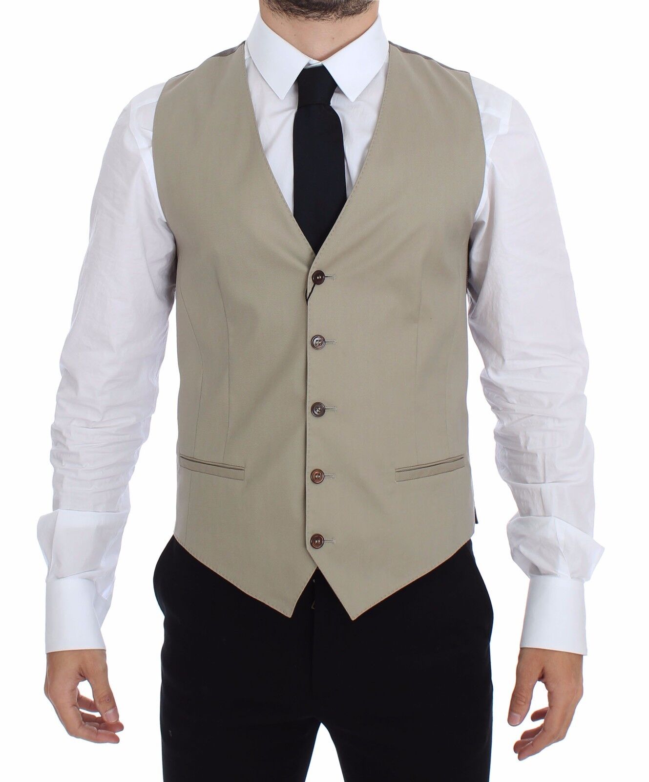 Dolce & Gabbana Beige Waistcoats for Men