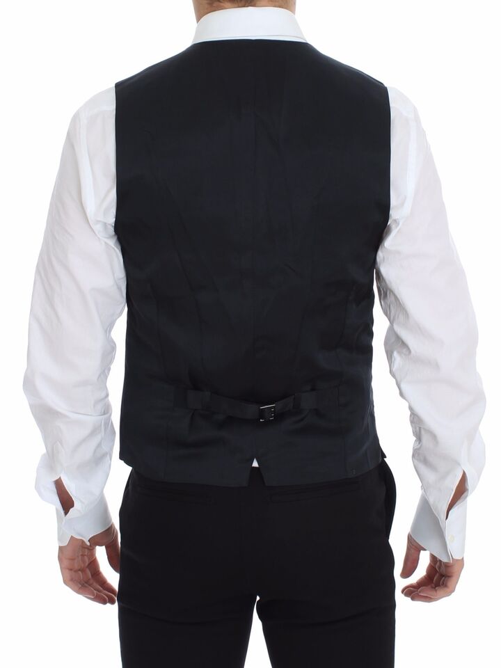 Dolce & Gabbana Blue Waistcoats for Men detail view