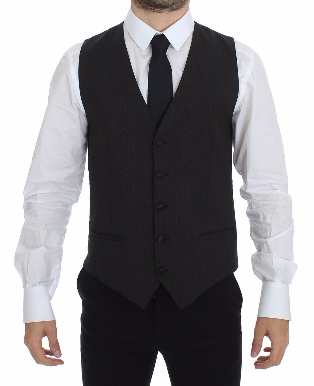 Dolce & Gabbana Grey Waistcoats for Men