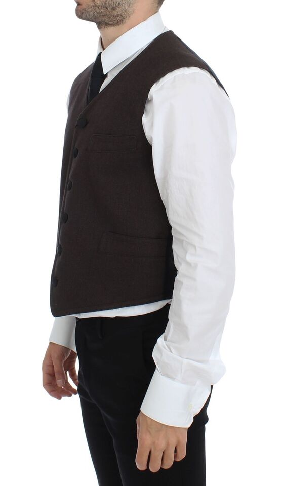 Dolce & Gabbana Brown Waistcoats for Men additional view