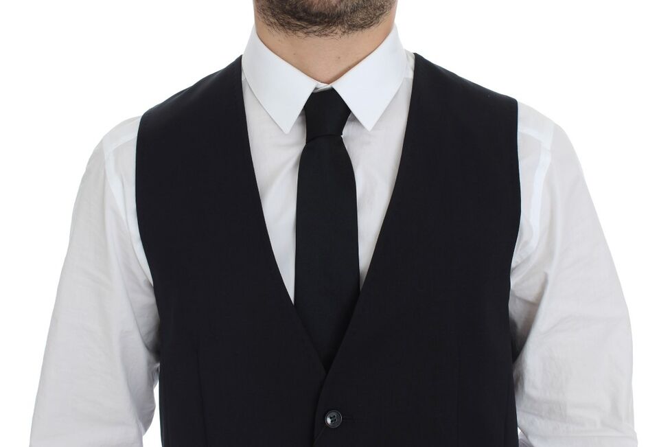 Veston blazer Dolce & Gabbana en coton bleu extensible