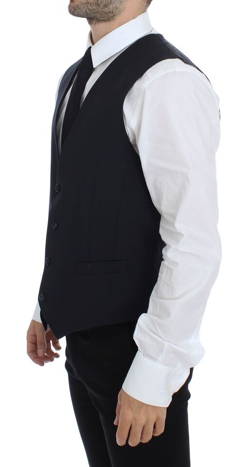 Veston blazer Dolce & Gabbana en coton bleu extensible