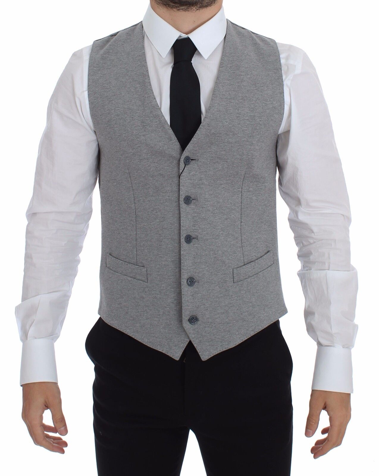 Dolce & Gabbana Grey Waistcoats for Men